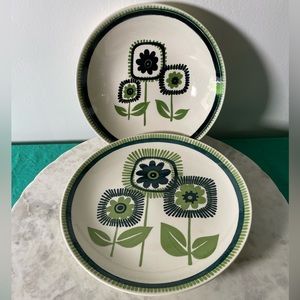 Vintage Royal China Cavalier Ironstone Bowl and Plate - Triple Treat Pattern